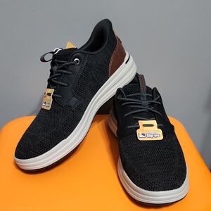 Skechers Black and Brown Men's Sneakers